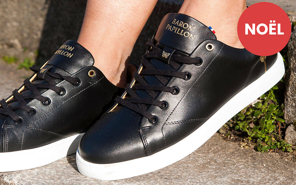 
      Sneaker Baron Papillon Basse noire
  