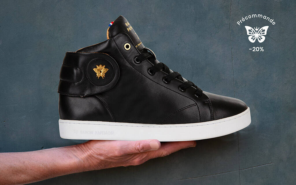 
      Sneaker Baron Papillon Mid Royal Noir
  