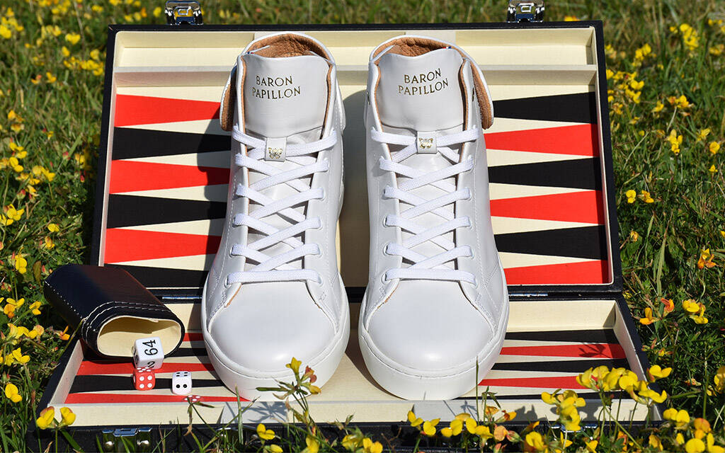 Hi top white sneakers sales