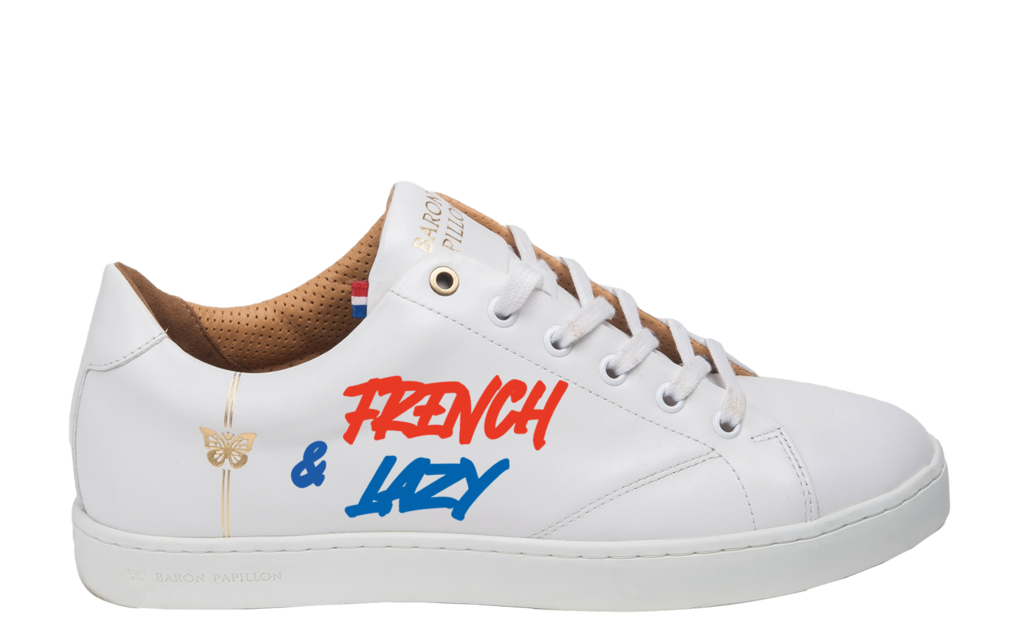 
      Sneaker blanc Baron Papillon French&lazy
  