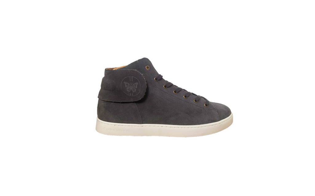 
      Sneaker Baron Papillon Mid velours gris
  