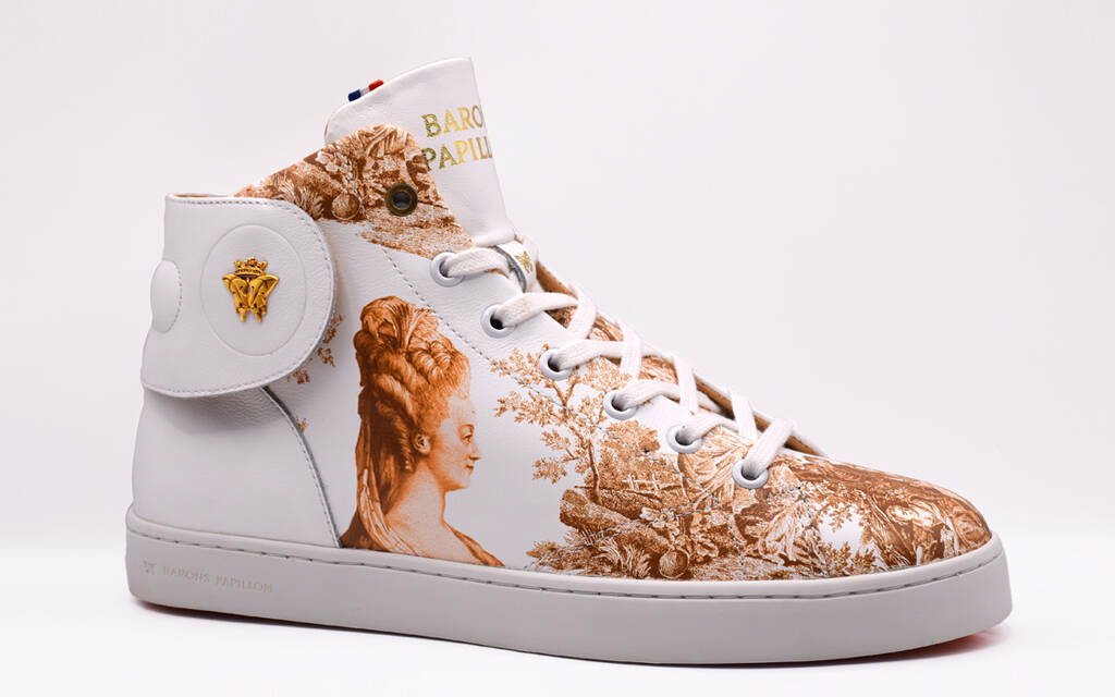 
      Sneaker Barons Papillom Mid Marie-Antoinette Ocre or
  