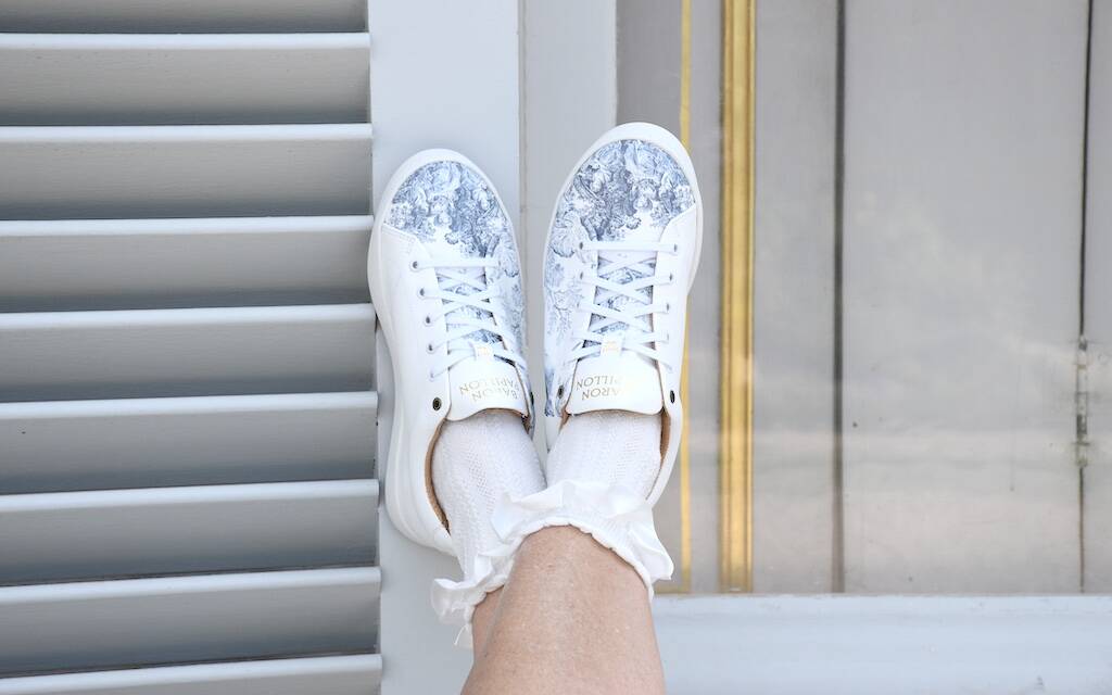 
      Sneaker Baron Papillon Basse Marie-Antoinette bleue
  