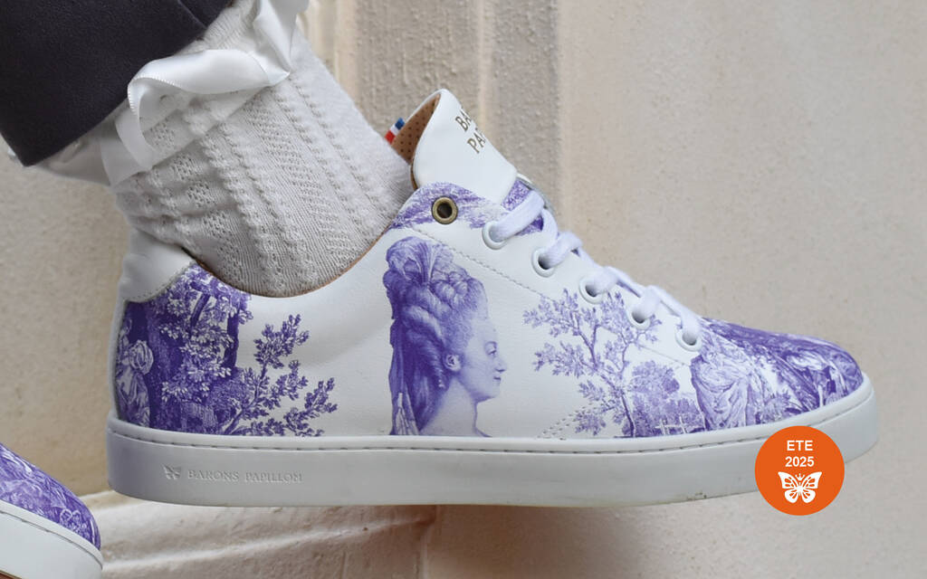 
      Sneaker Barons Papillom Basse Marie-Antoinette améthyste
  