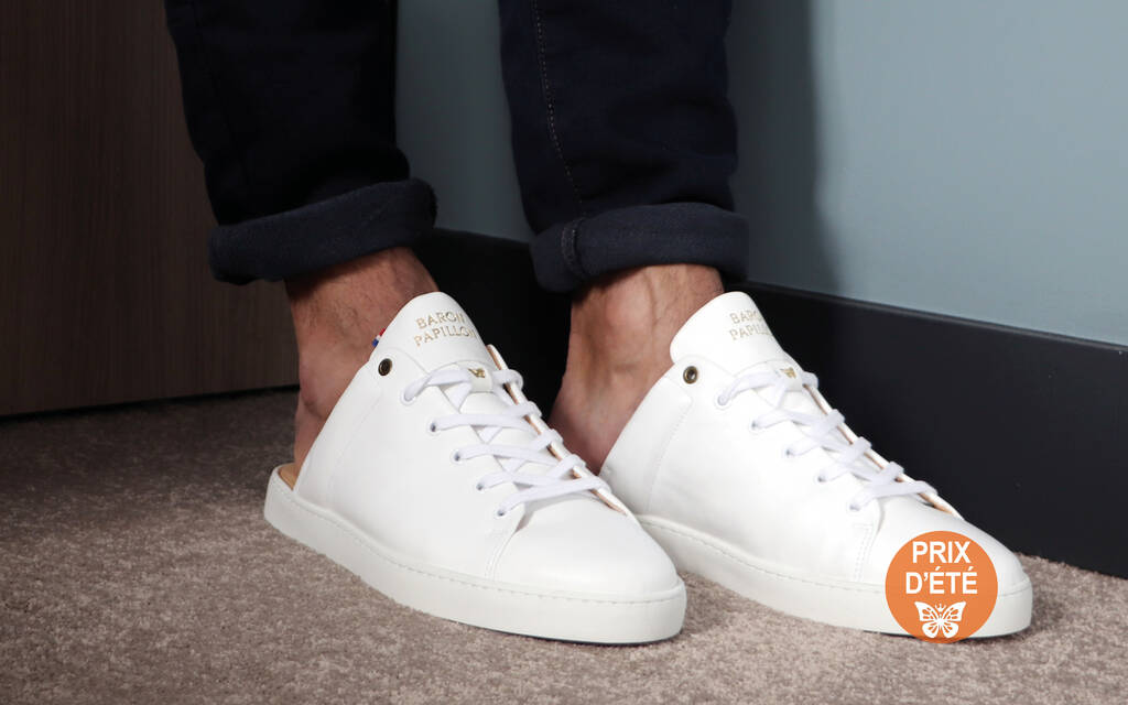 
      Sneaker Mule Baron Papillon white
  