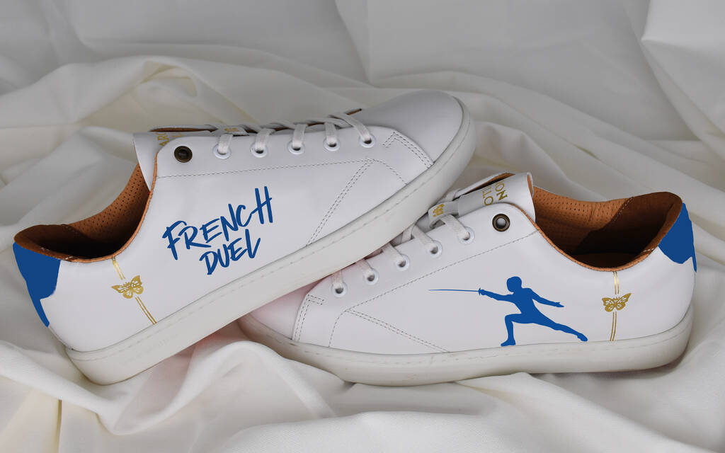 
      Sneaker Baron Papillon Basse blanche Duel
  