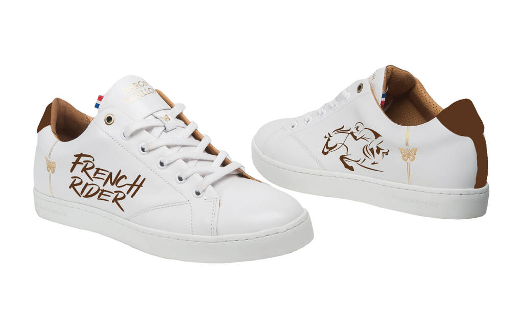 
      Sneaker Baron Papillon Basse Blanche Rider
  
