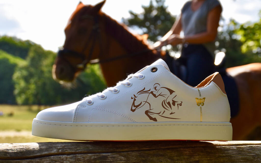 
      Sneaker Baron Papillon Basse Blanche Rider
  