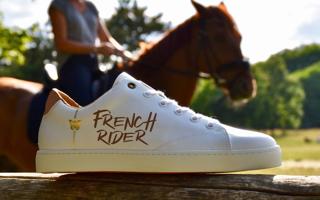 
      Sneaker Baron Papillon Basse Blanche Rider
  
