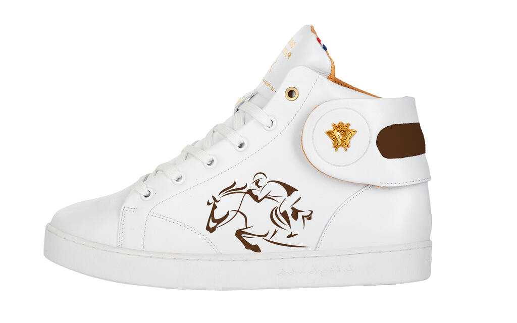 
      Sneaker Baron Papillon Mid blanche Rider
  
