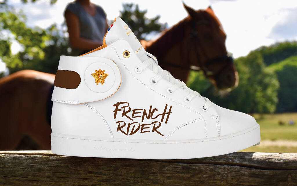 
      Sneaker Baron Papillon Mid blanche Rider
  