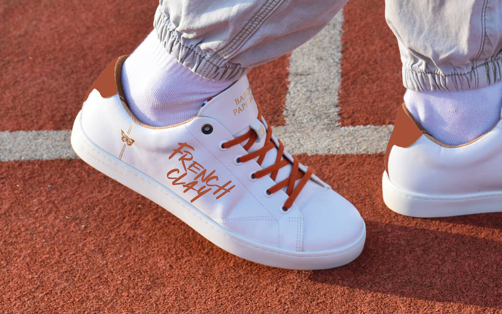 
      Sneaker Baron Papillon Basse blanche French Clay
  