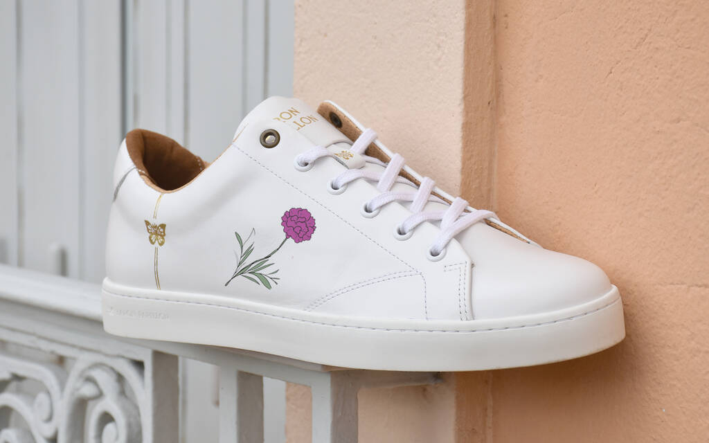 
      Sneaker Baron Papillon Basse blanche Fête des mères
  