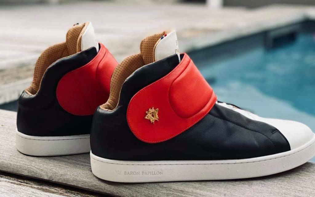 
      Sneaker Baron Papillon Mid Scratch noir/rouge
  