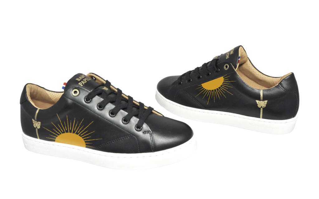 
      Sneaker Baron Papillon Basse Noire Mille feux
  