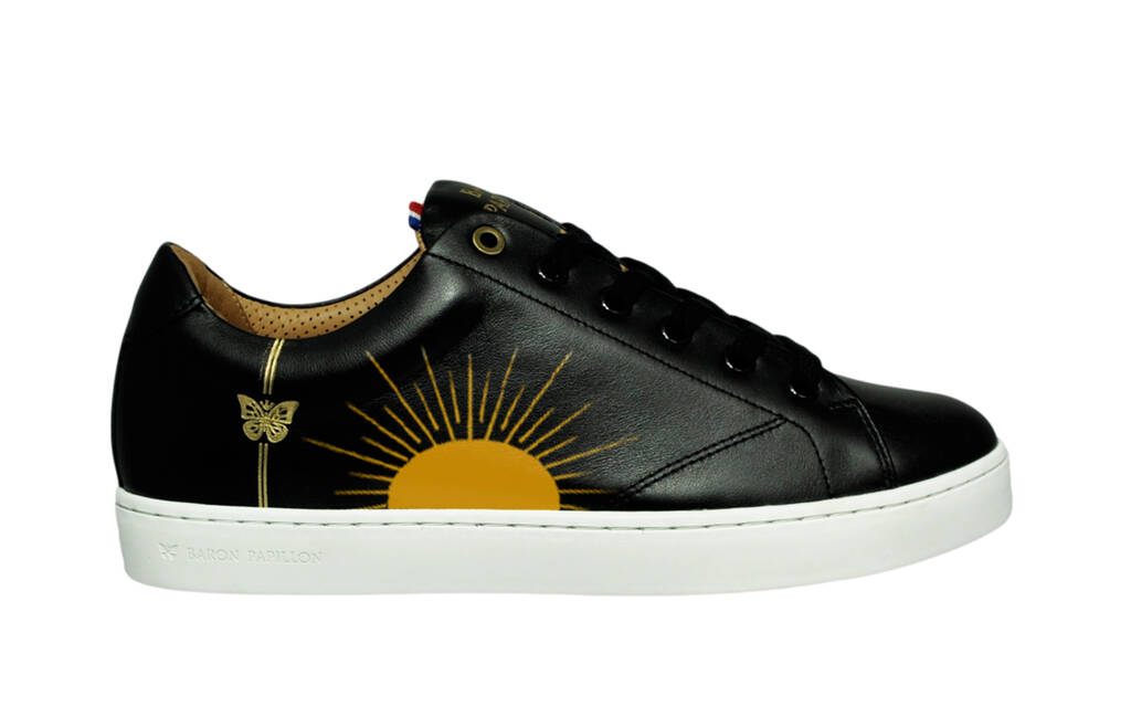 
      Sneaker Baron Papillon Basse Noire Mille feux
  
