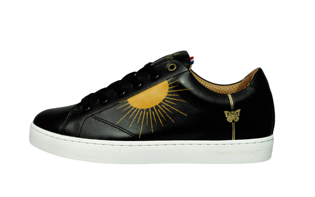
      Sneaker Baron Papillon Basse Noire Mille feux
  