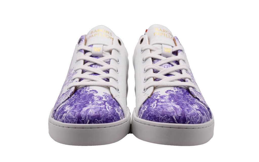 
      Sneaker Barons Papillom basse Marie-Antoinette Amethyste Fleur de Lys
  