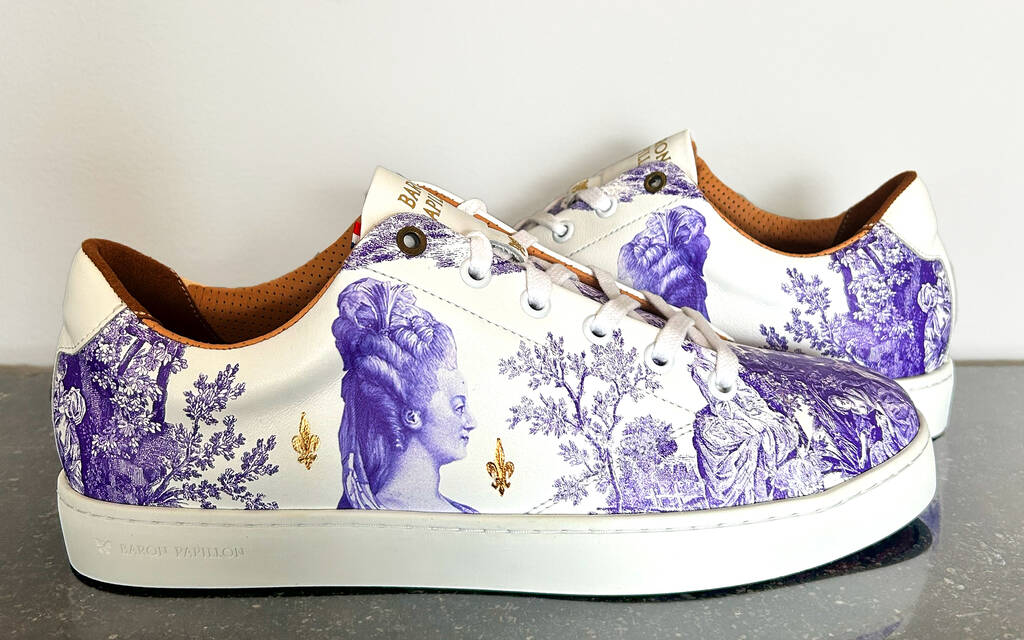 
      Sneaker Barons Papillom basse Marie-Antoinette Amethyste Fleur de Lys
  