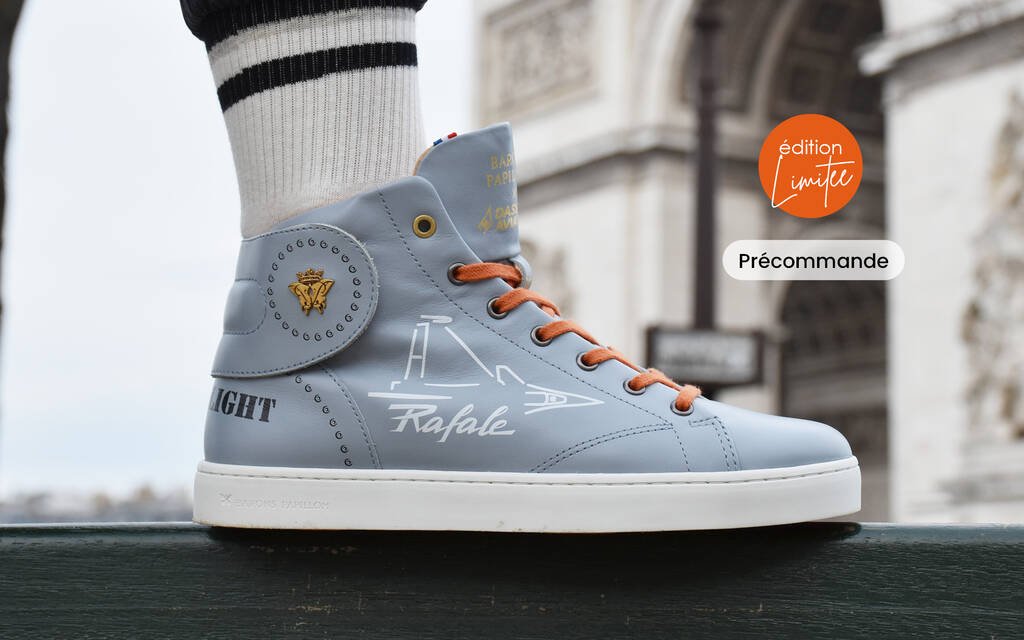 
      Sneaker Barons Papillom Mid Rafale Dassault Aviation 
  
