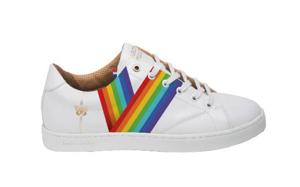 
      Sneaker Baron Papillon Basse blanche Rainbow
  