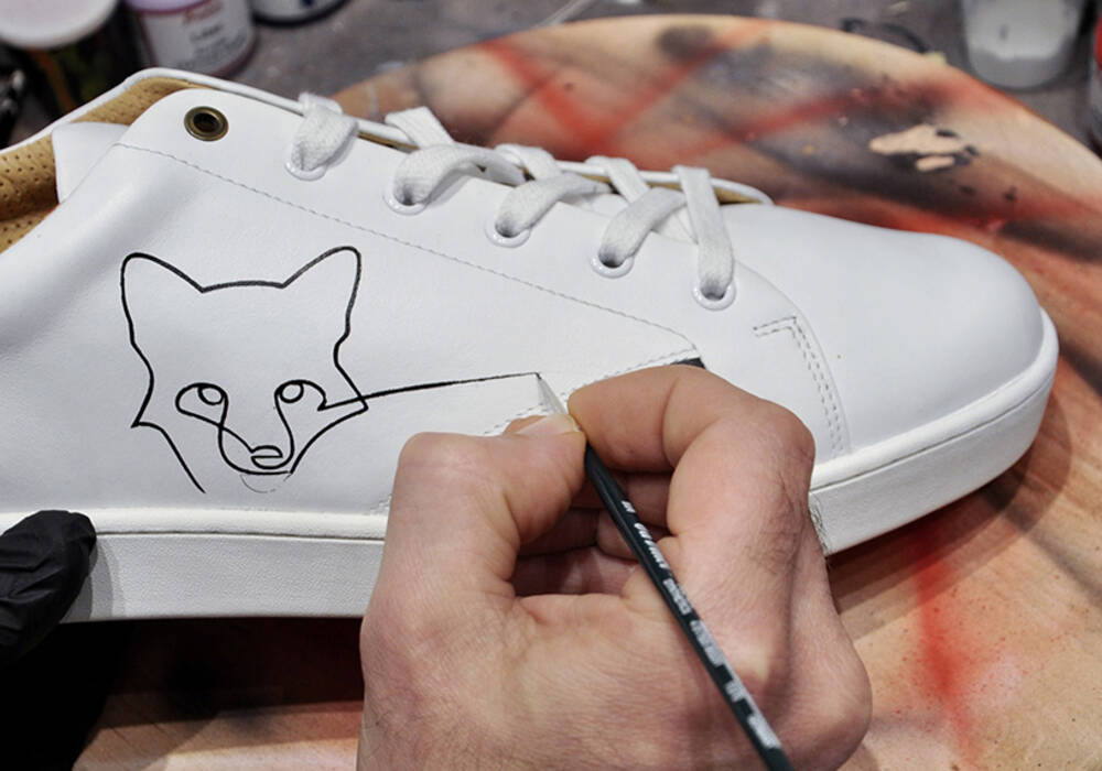 sneakers collaboration avec des artistes